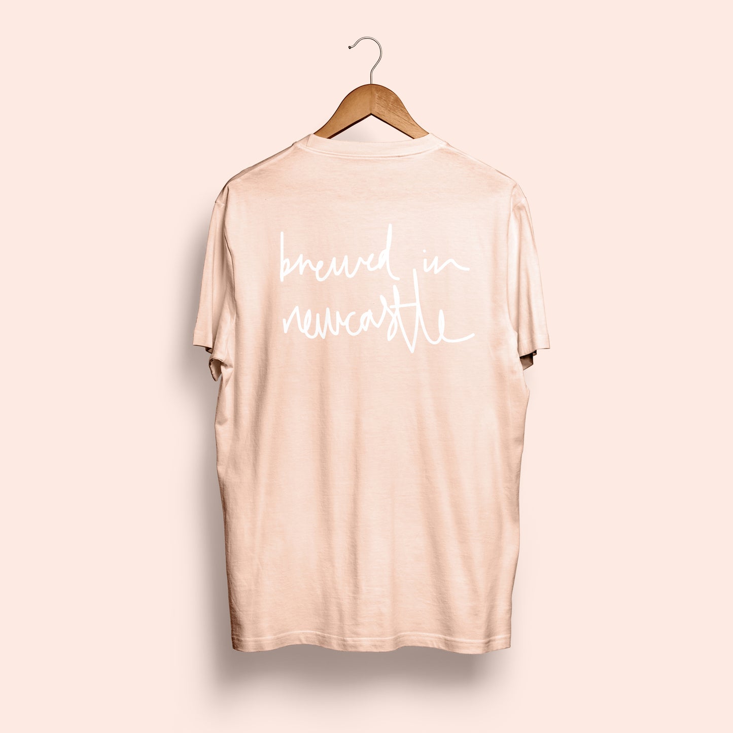 Peach Full Circle Handwriting Tee